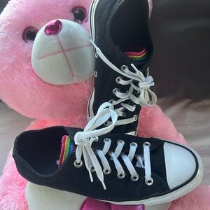 Classic Black Canvas Sneakers